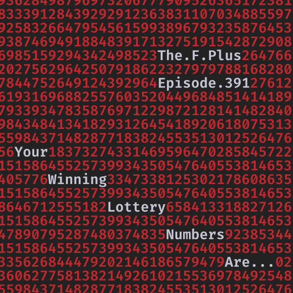391: Your Winning Lottery Numbers