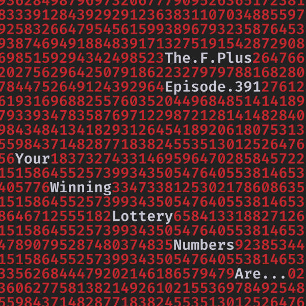 391: Your Winning Lottery Numbers