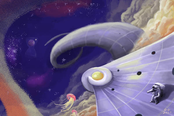 Passports And Space Trains: Endless Thread Talks Vaccine Passports And Otherworldly Artwork