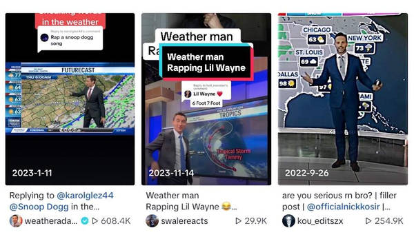 The strangeness of the celebrity meteorologist