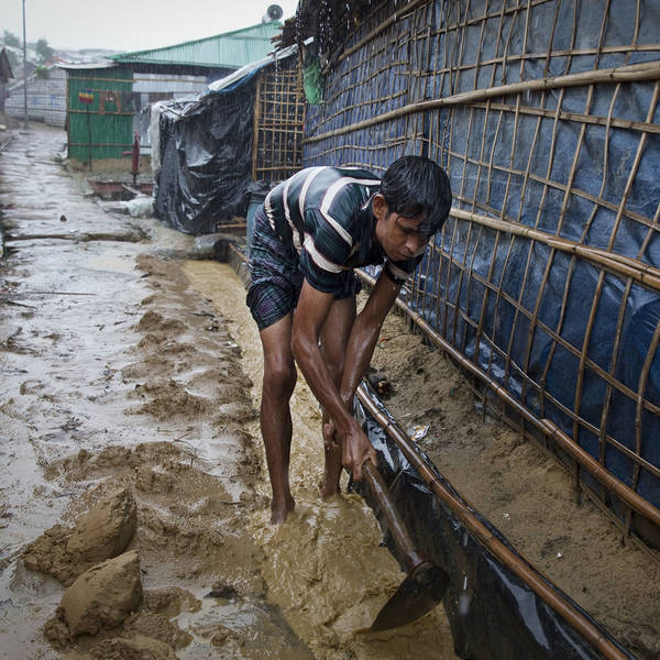 Monsoon rains spell disaster for Bangladesh's Rohingya refugees