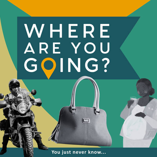 Luxury Bags, a Baby + a Motorbike