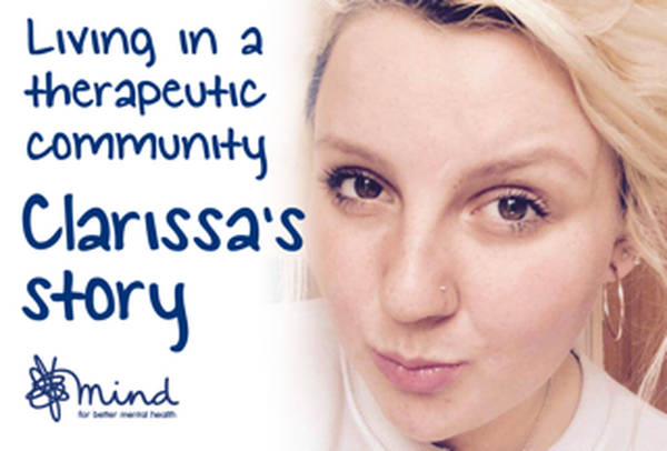 Living in a therapeutic community - Clarissa's story