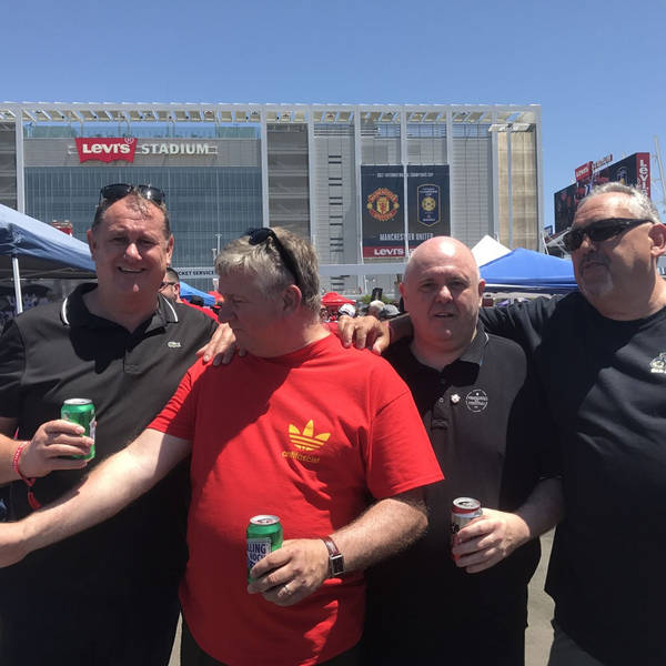 UWS 247. Four diehard Mancunian Reds in America.