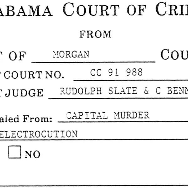State v. Rocky Myers - Addendum 2 – Stars Fell on Alabama