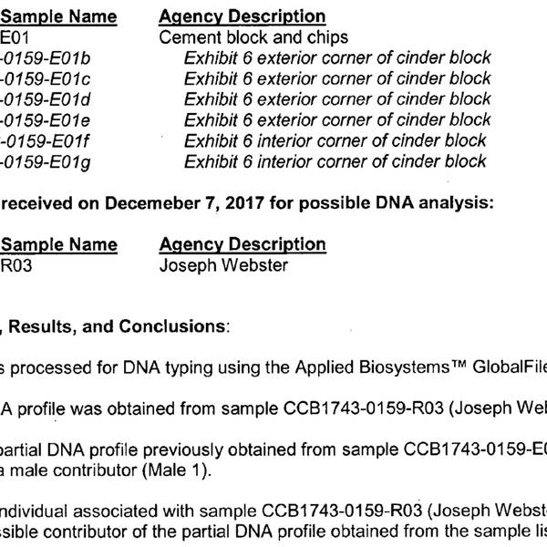 State v. Joseph Webster - Addendum 3 – Do Not Assume