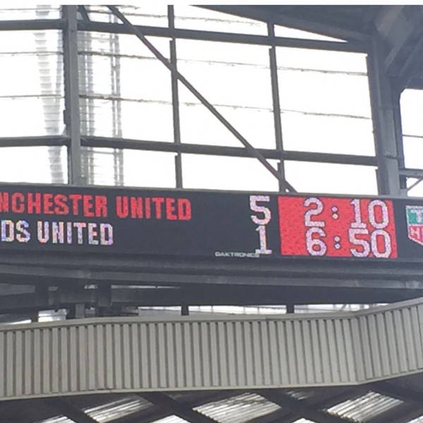 UWS podcast 492. Leeds 5-1 from Old Trafford.