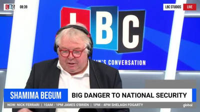 LBC: These two raging callers clash about bringing Shamima Begum back to the UK image
