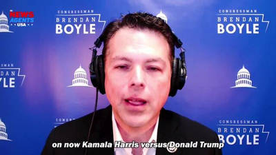 Congressman Brendan Boyle says he is relieved the 'weeks of hell' are finally over after Joe Biden is replaced image