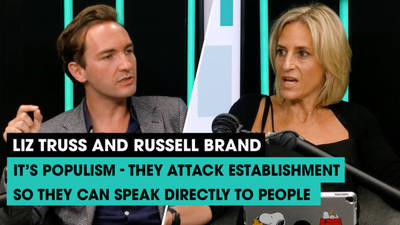 The News Agents: Russell Brand and Liz Truss normalising "really, really dangerous" populist ideas image