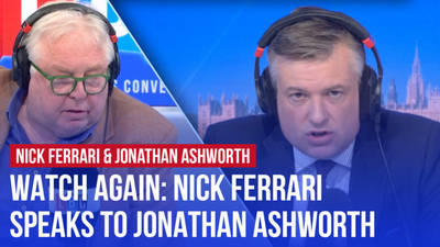 Watch Again: Nick Ferrari speaks to Labour MP Jonathan Ashworth 08/04 image
