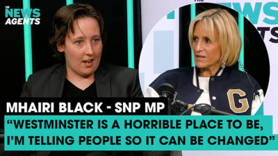 As Mhairi Black announces she is stepping down as an MP - she urges normal people to step into politics to change it: "I've done my shift" image