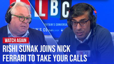 LBC's exclusive phone-in with Rishi Sunak image