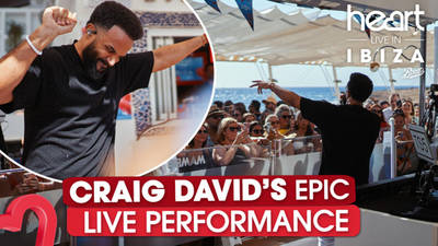 Craig David performs at Heart Live in Ibiza with Boots image