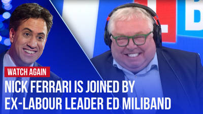 Watch Again: Nick Ferrari is joined by former Labour leader Ed Miliband | 18/04/24 image