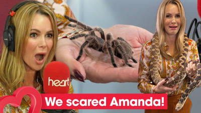 Jamie Theakston scares Amanda Holden live on Heart Breakfast this Halloween image