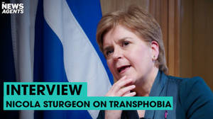 The News Agents: Nicola Sturgeon says some "wear women's rights as a cloak of acceptability" to cover transphobia image
