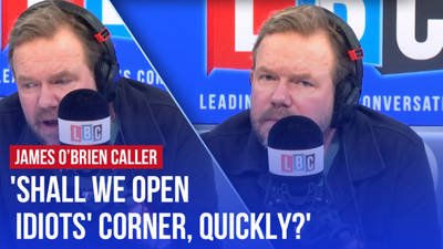 James O'Brien responds to a texter who calls him 'a dangerous EU-supporting communist' image