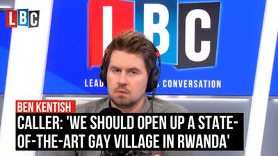 Caller: 'We should open up a state-of-the-art gay village in Rwanda.' image
