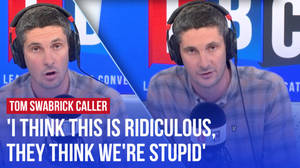'I think this is ridiculous, they think we're stupid', says caller Simon image