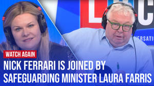 Watch Again: Nick Ferrari is joined by Safeguarding Minister Laura Farris | 16/04/24 image