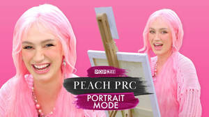 Peach PRC Paints A Self-Portrait And Answers Questions About Her Life image