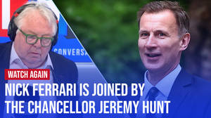 Watch Again: Nick Ferrari is joined by Chancellor Jeremy Hunt | 30/05/24 image
