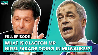 What is Clacton MP Nigel Farage doing in Milwaukee? image