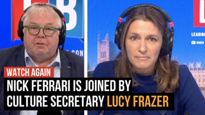 Watch Again: Nick Ferrari speaks to Lucy Frazer | 27/09/23 image