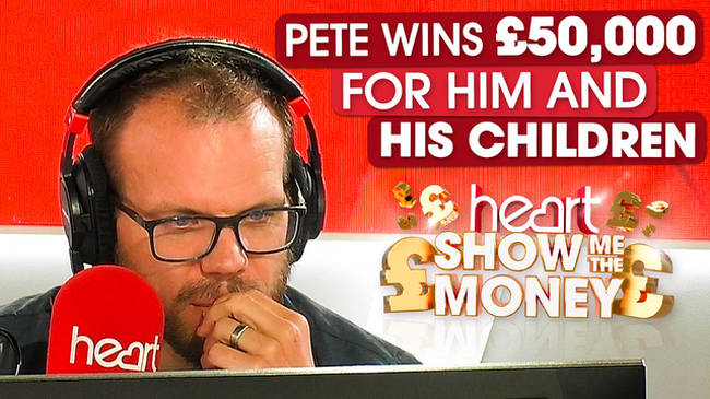 The emotional moment single dad, Pete, won £50,000! 