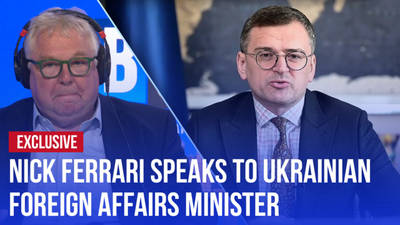 Ukrainian foreign minister Dmytro Kuleba speaks exclusively to Nick Ferrari at Breakfast image