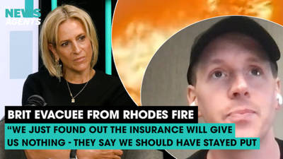 The News Agents: Brit details escape from burning Greek island and insurance's refusal to pay out image