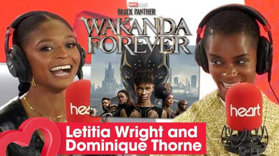 Letitia Wright and Dominique Thorne admit they're 'honoured' to be in new Black Panther film image
