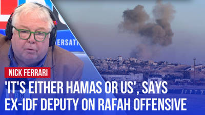'It's either Hamas or us', says ex-IDF deputy on the Rafah offensive image