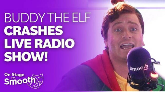 Buddy the Elf crashes Kate Garraway's live radio show!