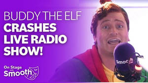 Buddy the Elf crashes Kate Garraway's live radio show! image