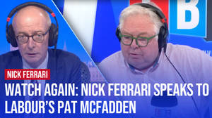 Watch Again: Nick Ferrari speaks to Labour Party National Campaign Coordinator Pat McFadden image