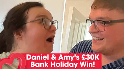 Daniel surprises fiancée with £30,000 win on Heart's £30k Triple Play image