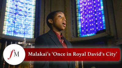 Malakai Bayoh sings angelic solo carol ‘Once in Royal David’s City’ image