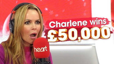 Charlene wins £50,000 with Heart's £50K Christmas Cracker image