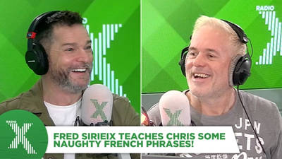 Fred Sirieix teaches Chris some naughty French phrases! image
