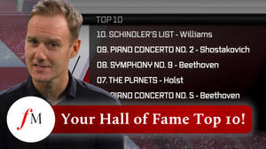 Dan Walker reveals the Top 10 in the Classic FM Hall of Fame 2024 image