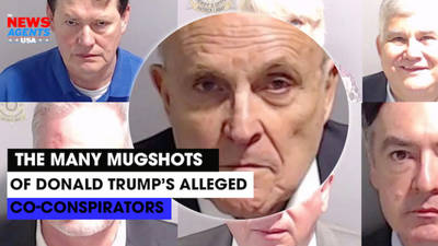 The News Agents USA: The many mugshots of Donald Trump's alleged co-conspirators image