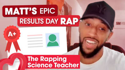 The Rapping Science Teacher's epic results day rap!  image