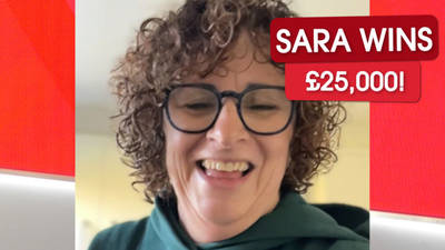 Sara wins £25,000 with Heart Make Me A Millionaire! image