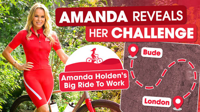 Amanda Holden's Big Ride To Work has launched! 