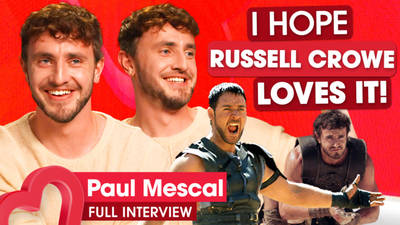 How Paul Mescal really feels about Russell Crowe watching Gladiator II 👀 image