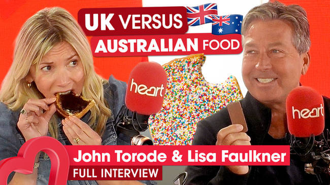 John Torode and Lisa Faulkner settle the ultimate food showdown: UK vs. Australia – who does it better! 