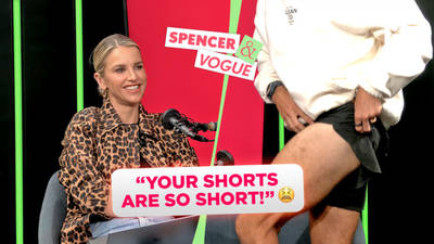 He loves a short short 🤣 | Spencer & Vogue image