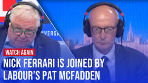 Watch Again: Nick Ferrari is joined by Labour National Campaign Coordinator Pat McFadden | 23/05/24 image